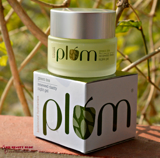 Sriz Beauty Blog Plum Green Tea Renewed Clarity Night Gel Review!!!