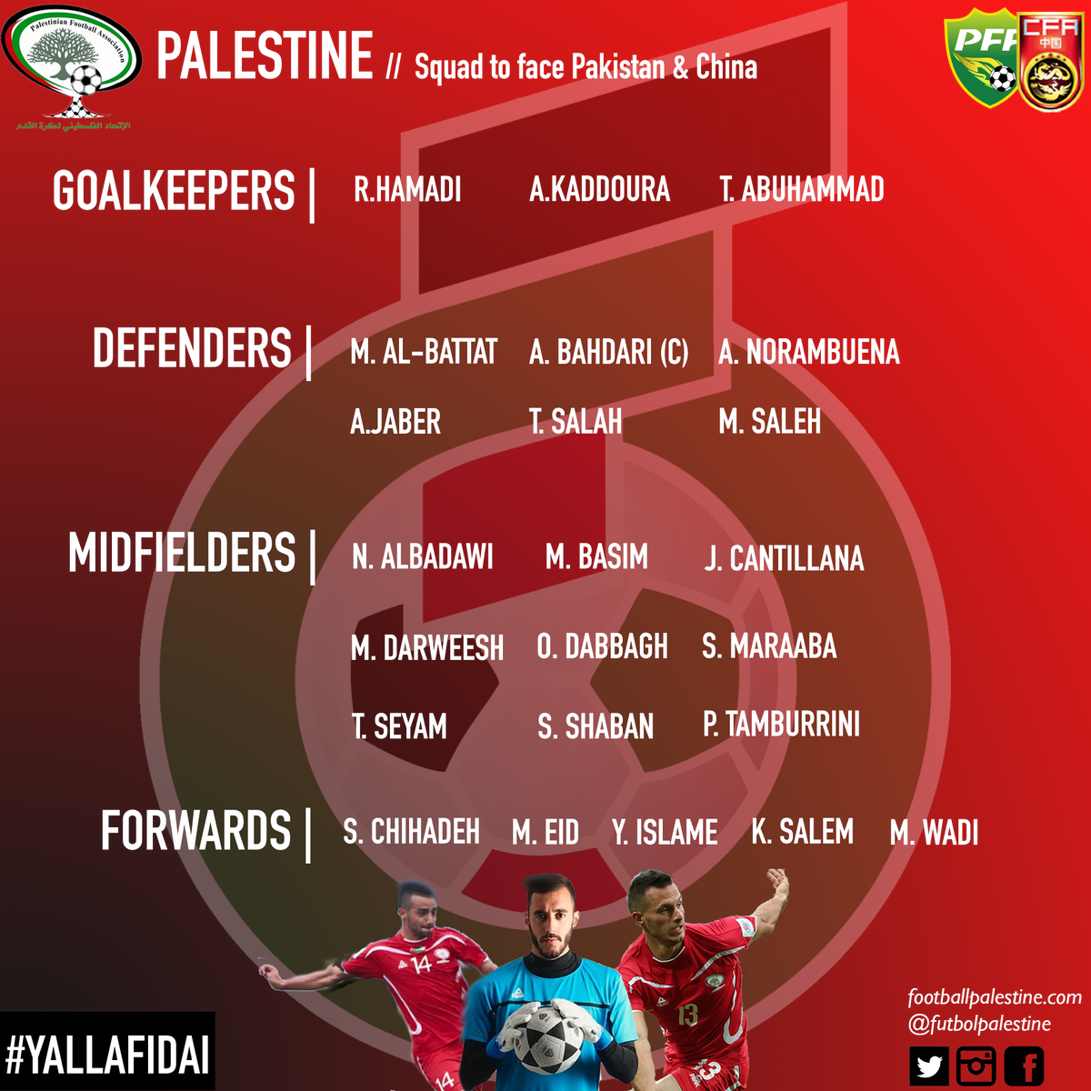 Preview Palestine vs. Pakistan (International Friendly)