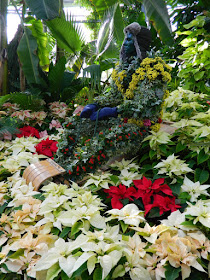 Floral tobogganer at Allan Gardens Conservatory Christmas Flower Show 2015 by garden muses-not another Toronto gardening blog