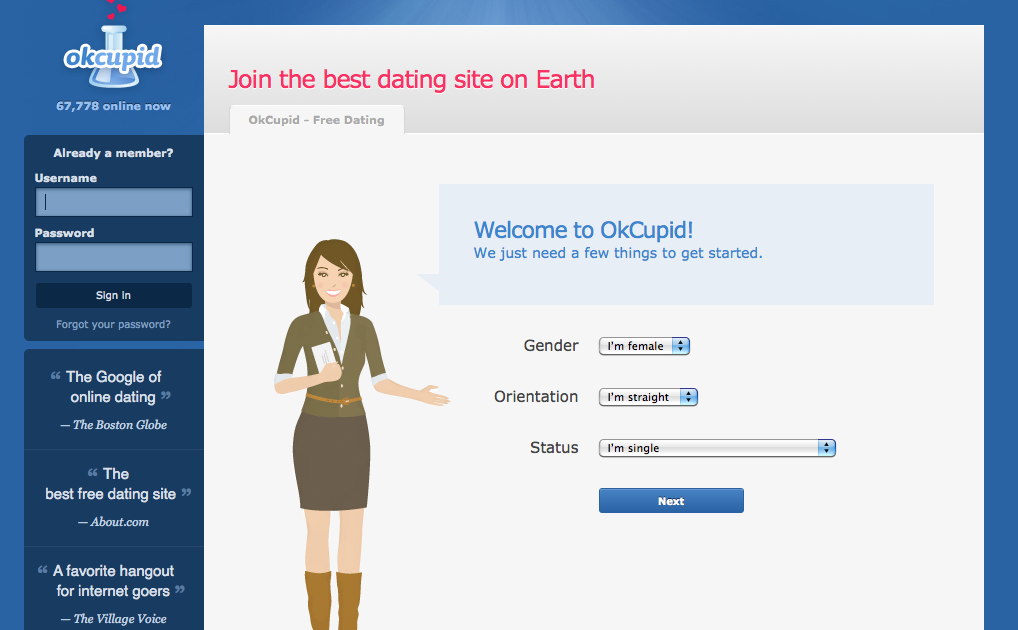 Free Online Dating Okcupid kindlememo