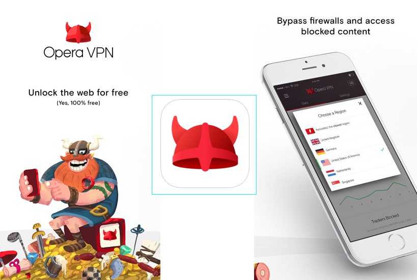 Opera Launches Free and unlimited VPN app for iPhone/iPad