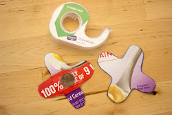 ninja cardboard stars throwing star fun pink staple tape