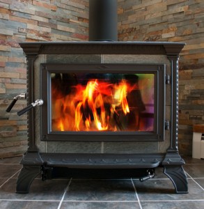 Fireplace glass doors