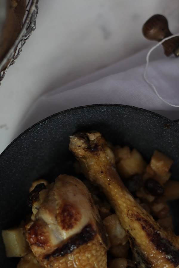 Muslos de pollo al limón