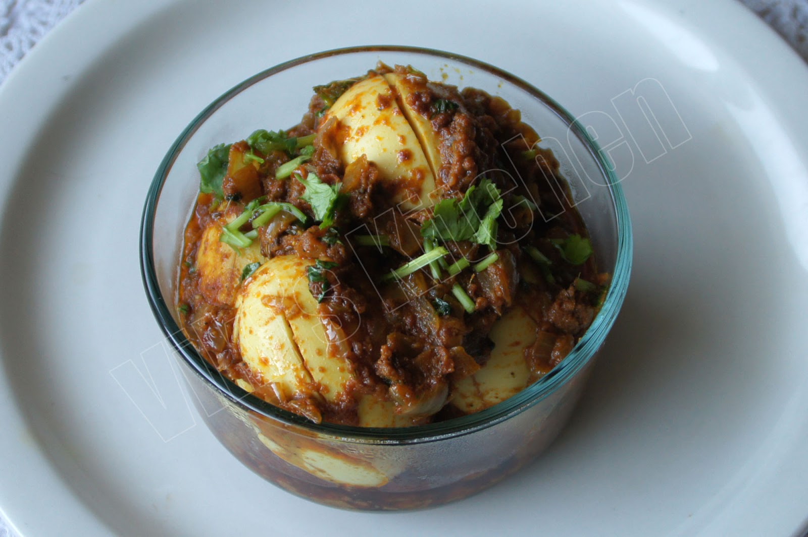 Viki 's Kitchen Spicy Egg curry