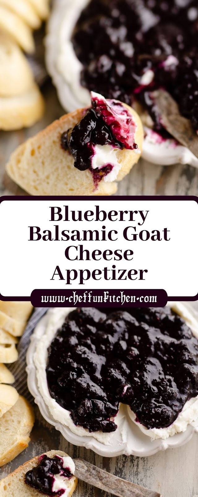 Blueberry Balsamic Goat Cheese Appetizer Blueberry Balsamic Goat Cheese Appetizer