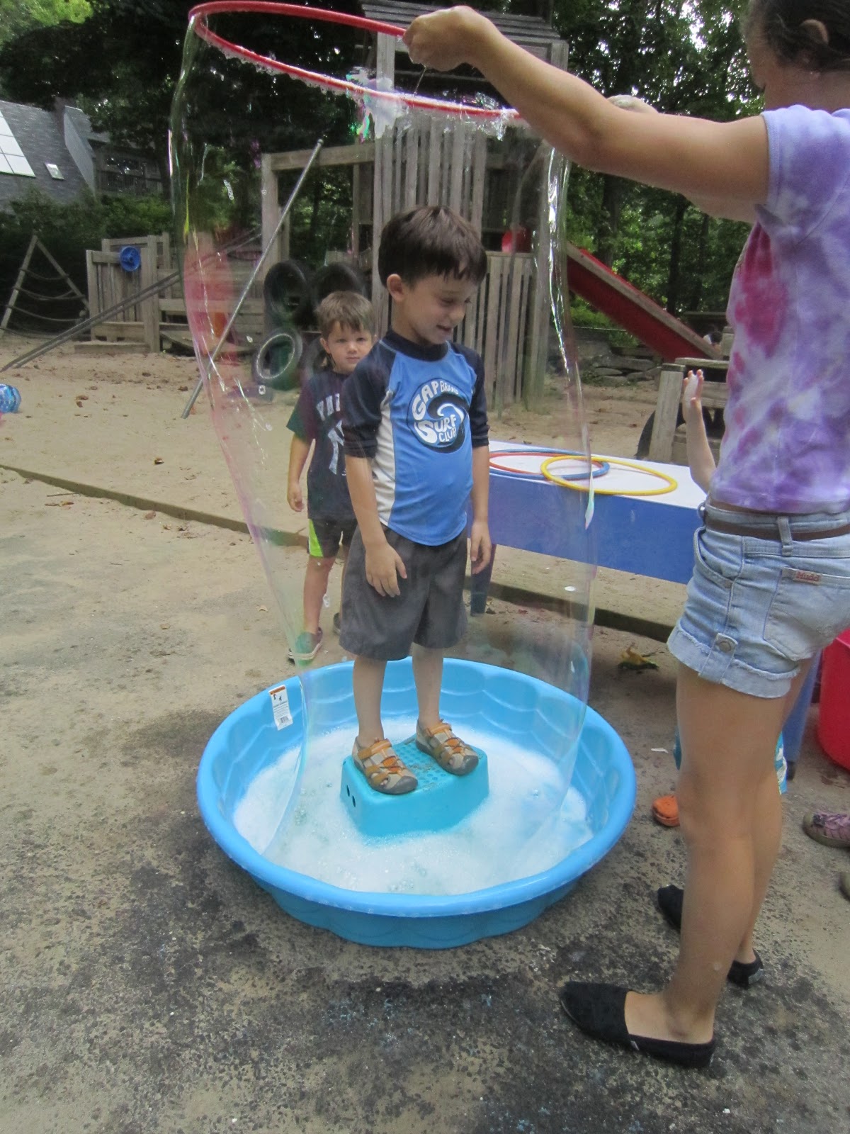 Playfully Learning The Boy (and girl) in the Bubbleliterally!