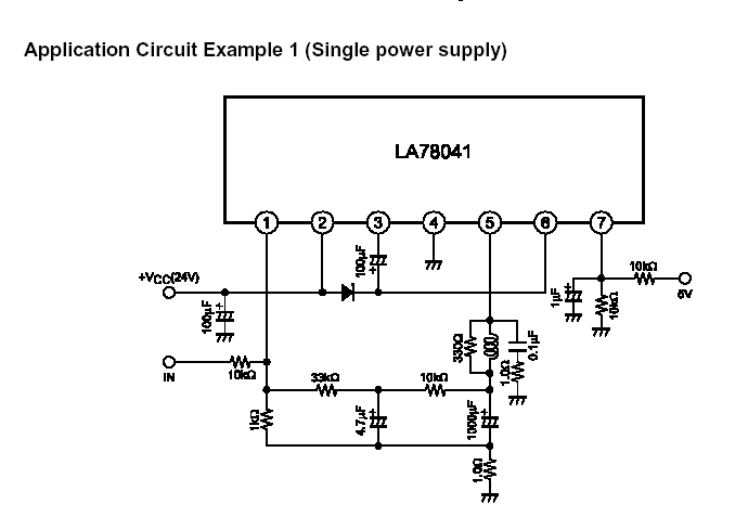 pin out ic Vertikal LA78040 DAN PERSAMAAN - Arjun Service