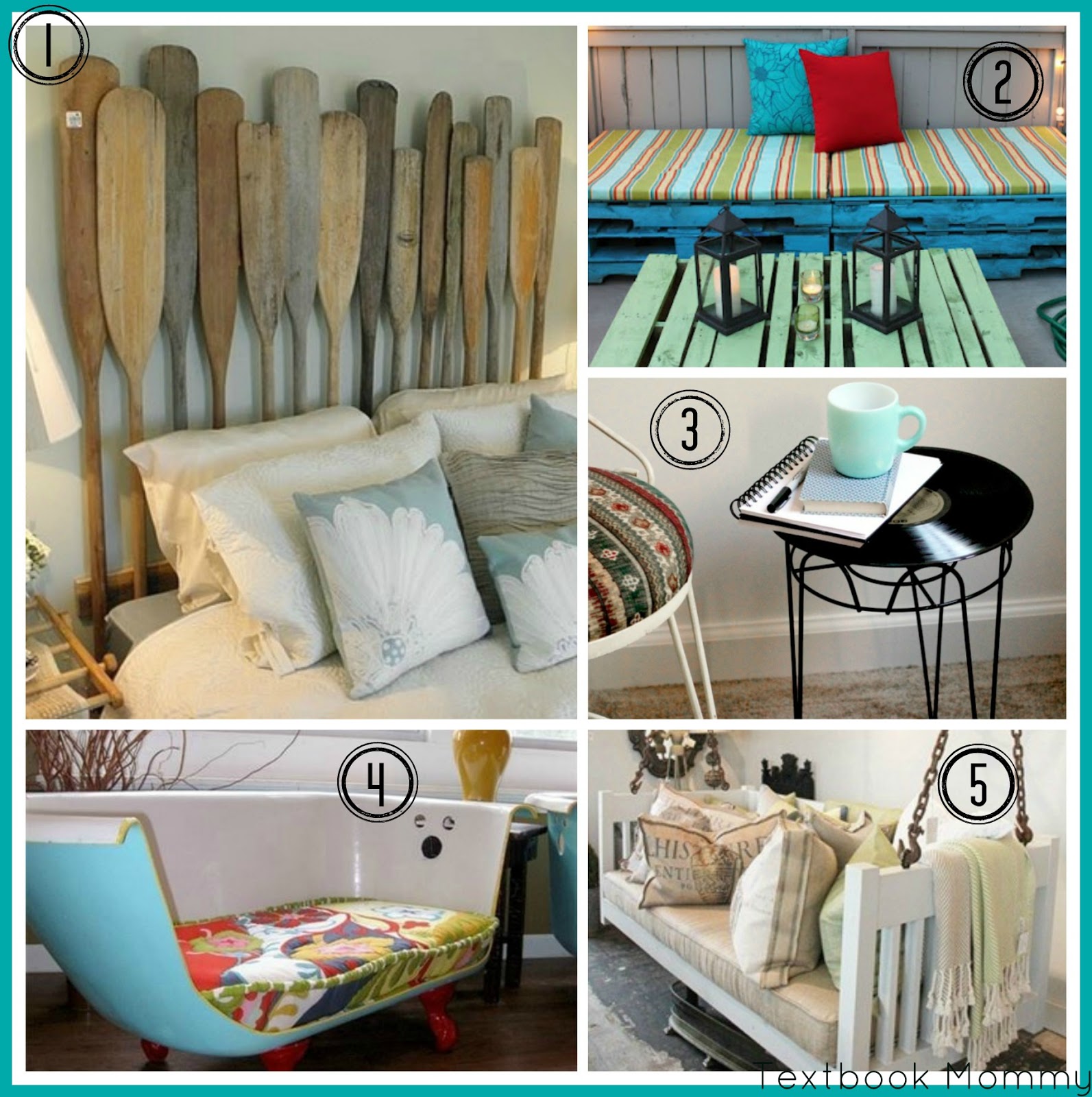 Textbook Mommy 5 Unique Repurposed Projects For The Home