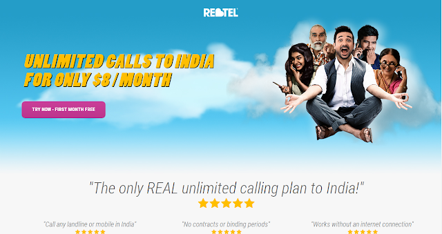 Free, unlimited phone calls to India for free