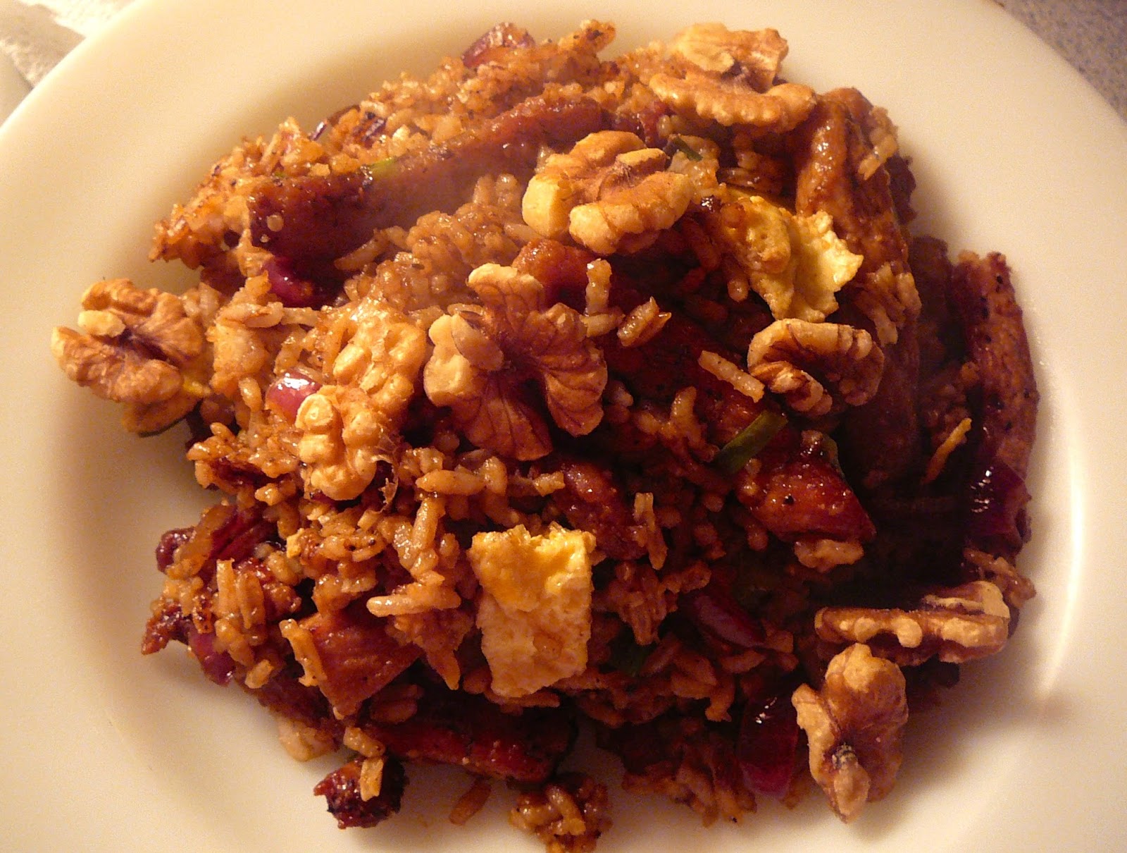 The Hidden Pantry Pork Fried Rice with Toasted Walnuts