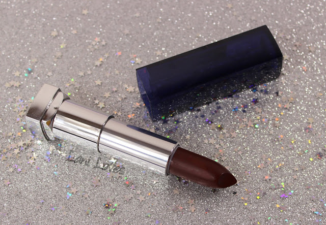 Maybelline Loaded Bolds Lipstick - Midnight Merlot Swatches & Review