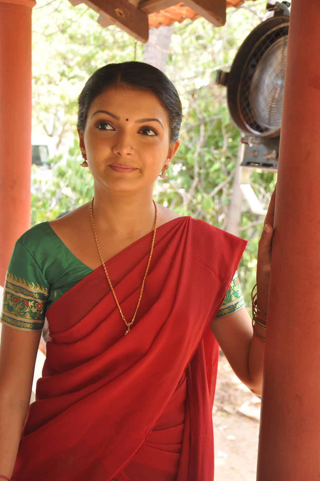 Saranya Mohan in Half Saree Photo Gallery