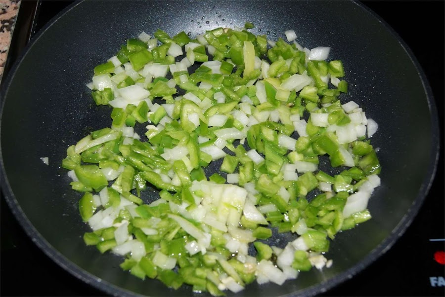 Receta de calabacines rellenos paso 2