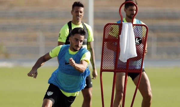 Málaga, entrenamiento táctico y técnico a dos días del partido