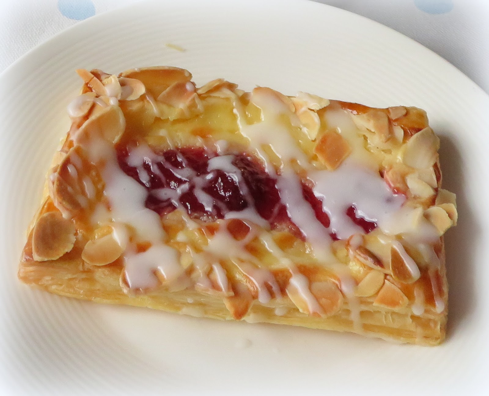The English Kitchen Strawberry Almond Cream Cheese Danish