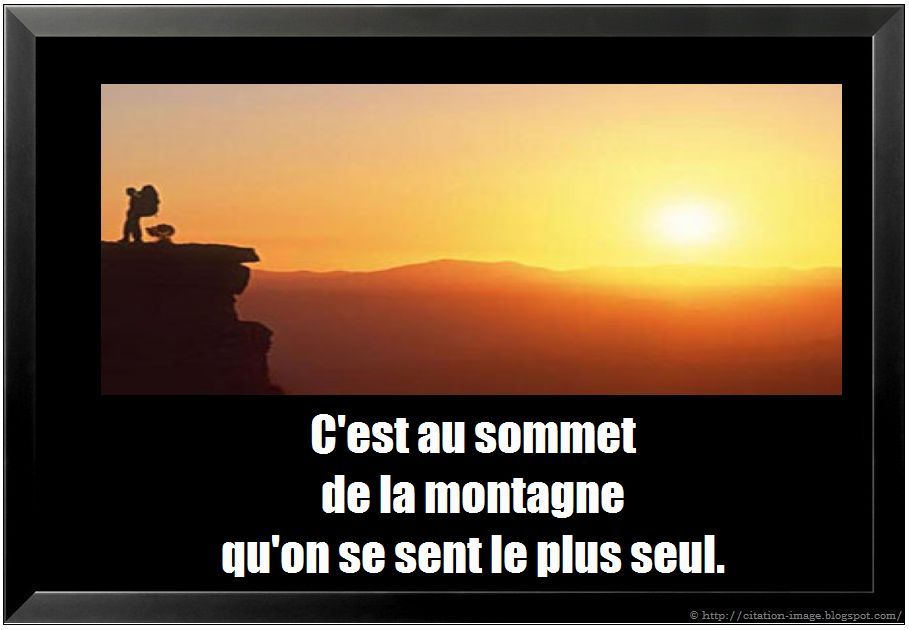 citation sur la solitude en image