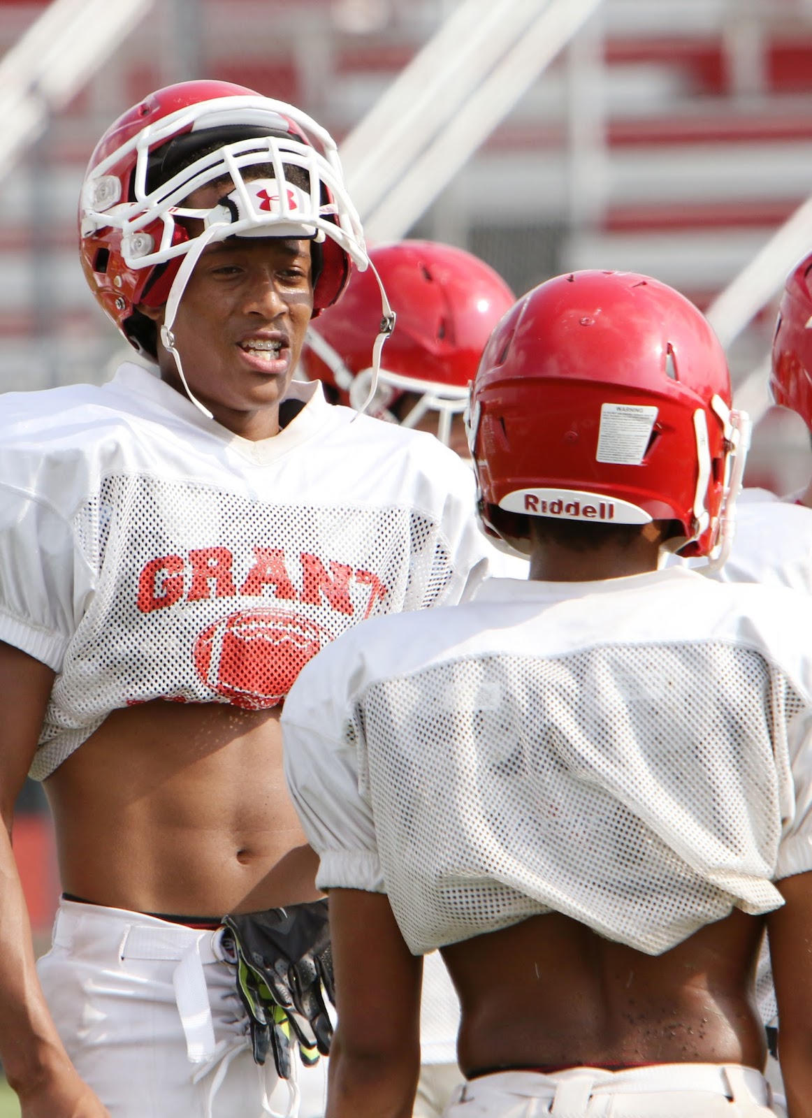 Mark Kodiak Ukena: Grant Community High School Football Practice