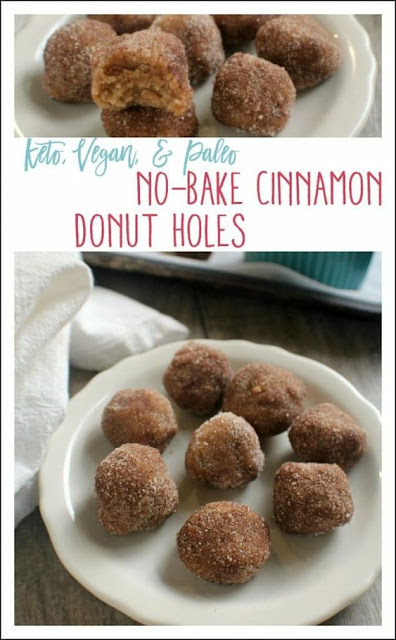 CINNAMON NO-BAKE KETO DONUT HOLES CINNAMON NO-BAKE KETO DONUT HOLES