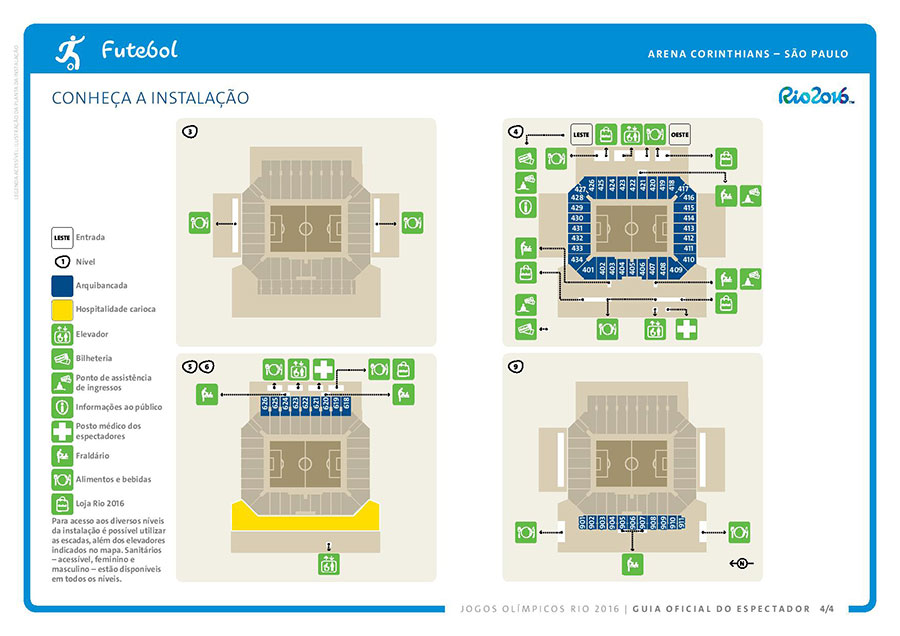 Rio 2016: Jogos Olímpicos (Cidade do Futebol - Arena Corinthians)