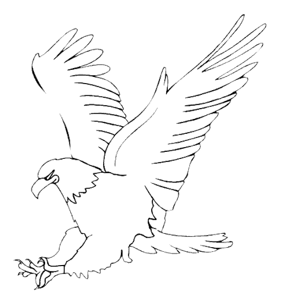 eagle coloring pages images - photo #19