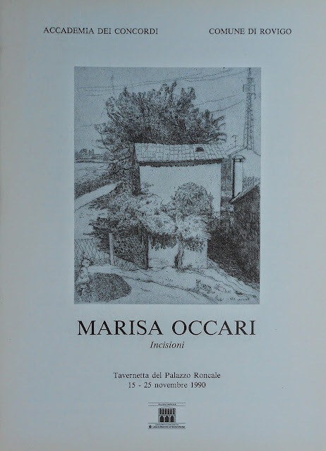 Marisa Occari Incisioni - Rovigo, Palazzo Roncale 15 - 25 novembre 1990