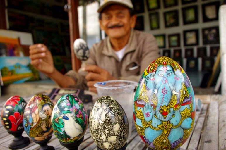 Bali Free Information Balinese Egg Painting