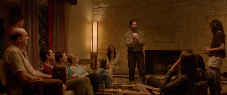 Michael Huisman presents to his guests in the Karyn Kusama film The Invitation.