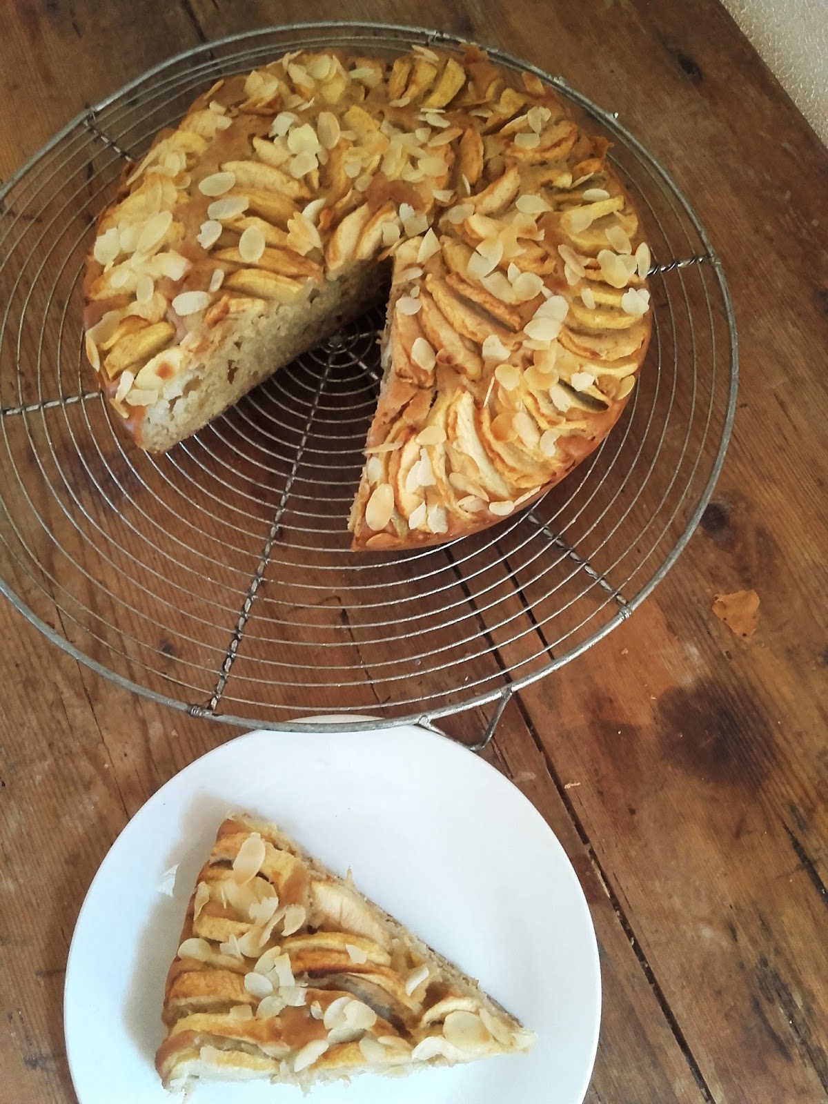 Gateau aux pommes healthy / Healthy apple cake