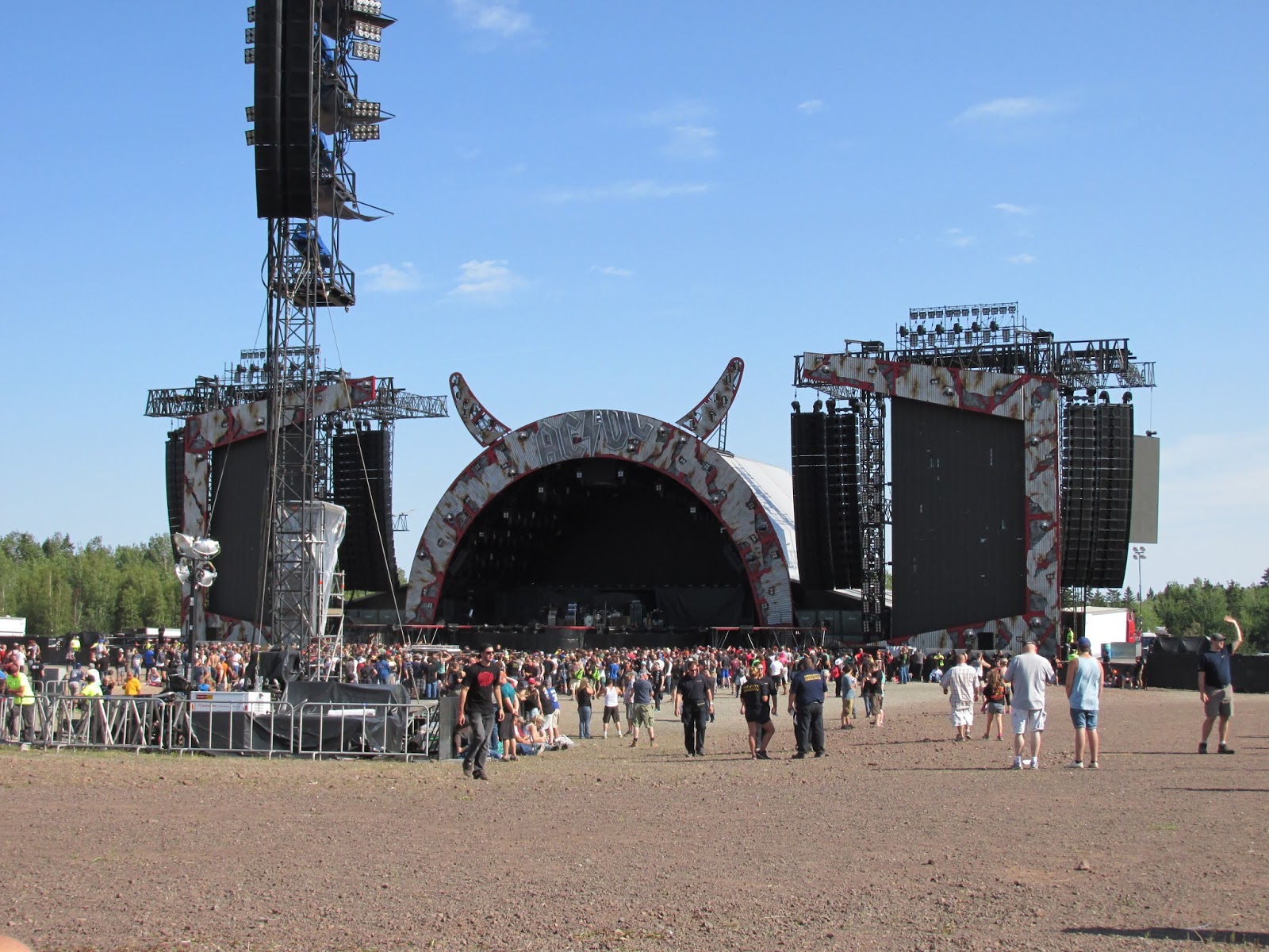 Just in the Knit of Time: AC/DC Concert