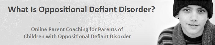 What Is Oppositional Defiant Disorder?