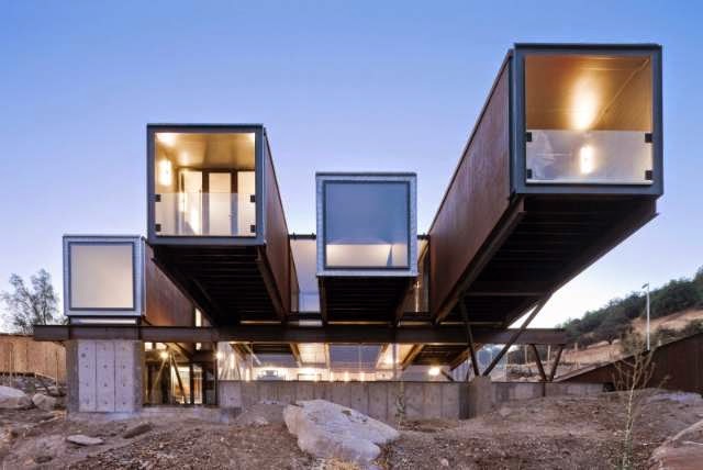 Shipping Container House - Caterpillar House