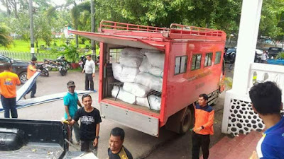 Berduka untuk Sumbawa, Pemkot Bima Bantu 2 ton Beras