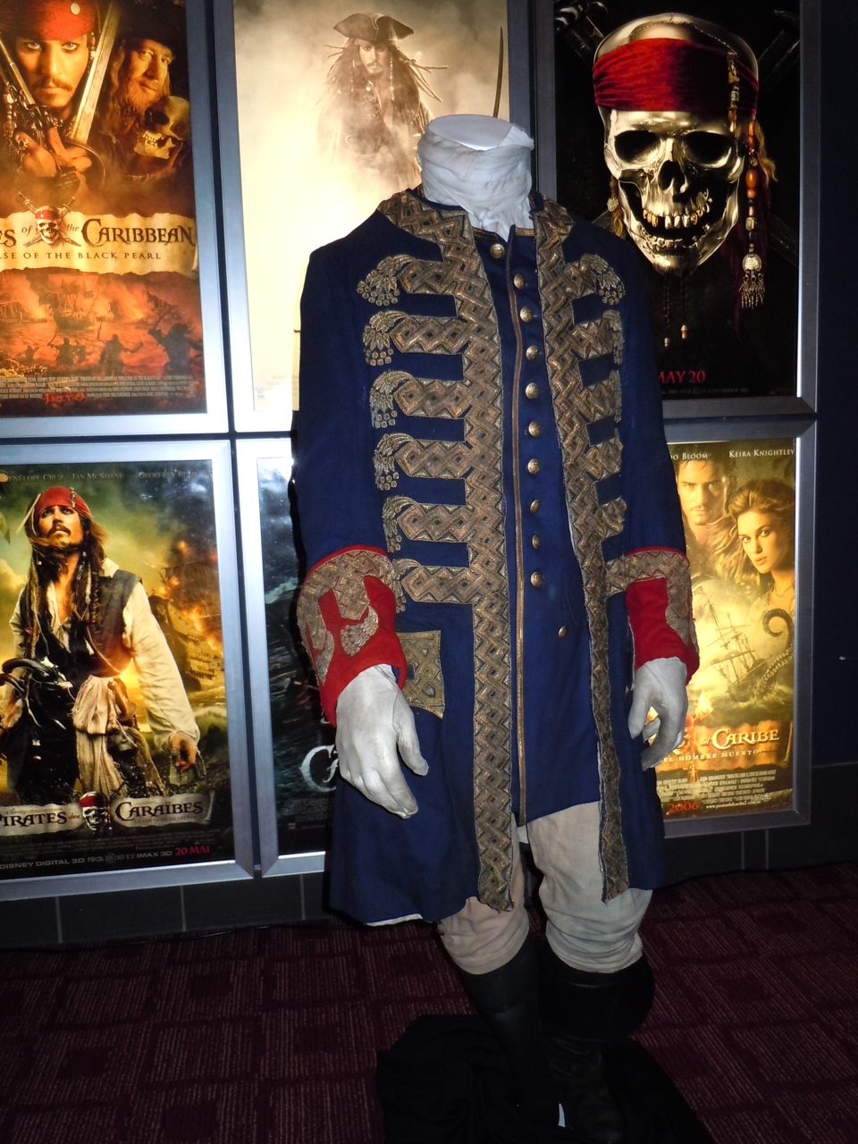 Geoffrey Rush's Captain Barbossa costume from Pirates of the Caribbean...
