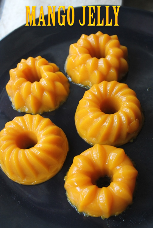 Mango Jelly Recipe Mango Agar Agar Pudding Recipe Yummy Tummy