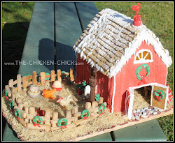 gingerbread chicken coop instructions chick fence tour wheat chocolate floor houses run melt melts spread candy dark around sprinkle