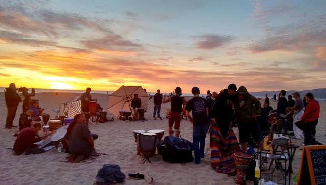 Venice Beach Drum Circle by Omar Cherif — 23 December 2017