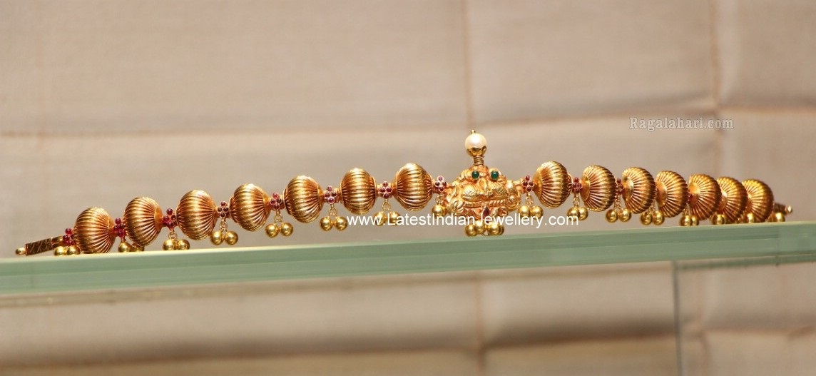 Simple Light Weight Gold Vaddanam Designs Simple Vaddanam Models