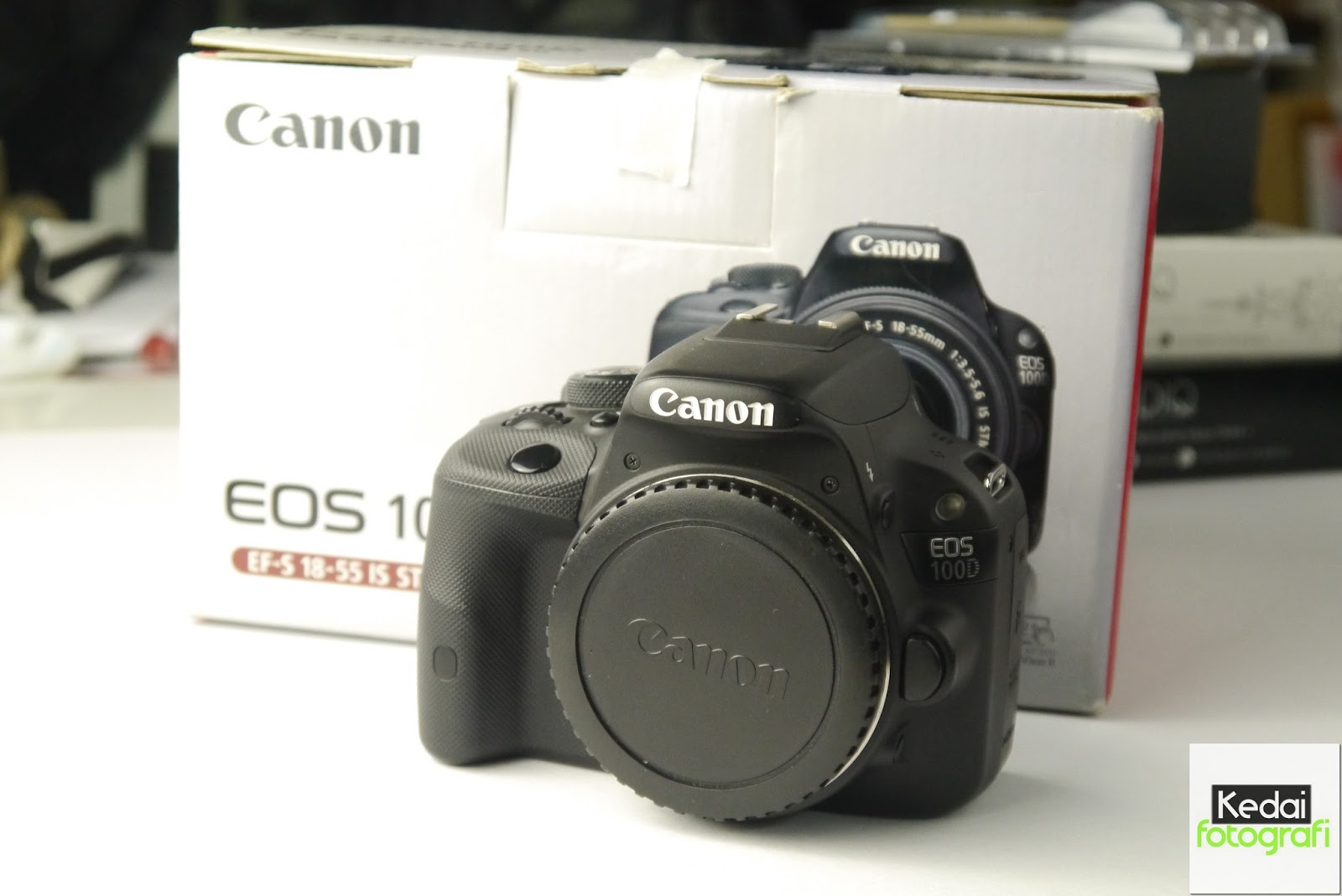 Kedai Fotografi Canon 100D DSLR paling kecil di dunia Digic 5