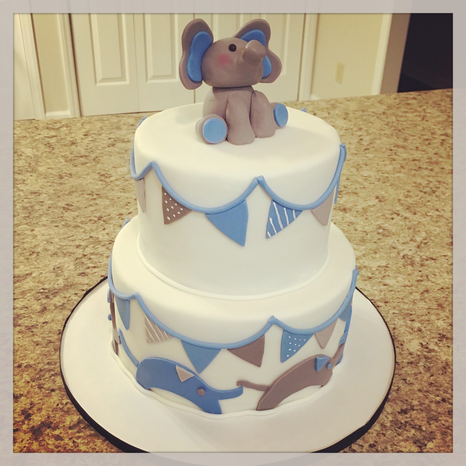 Cakes by Becky Elephant Baby Shower Cake