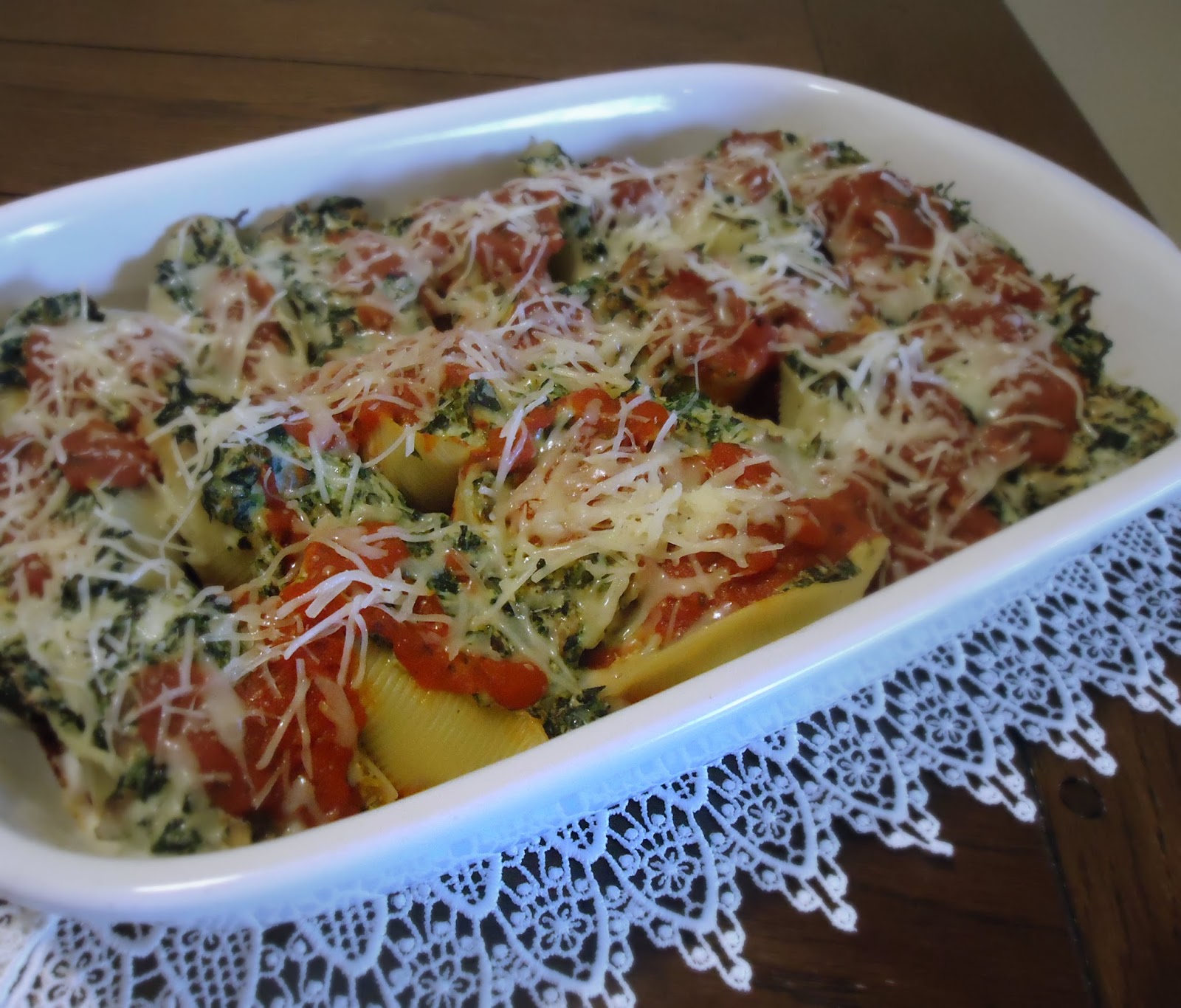 Mushroom & Spinach Stuffed Shells