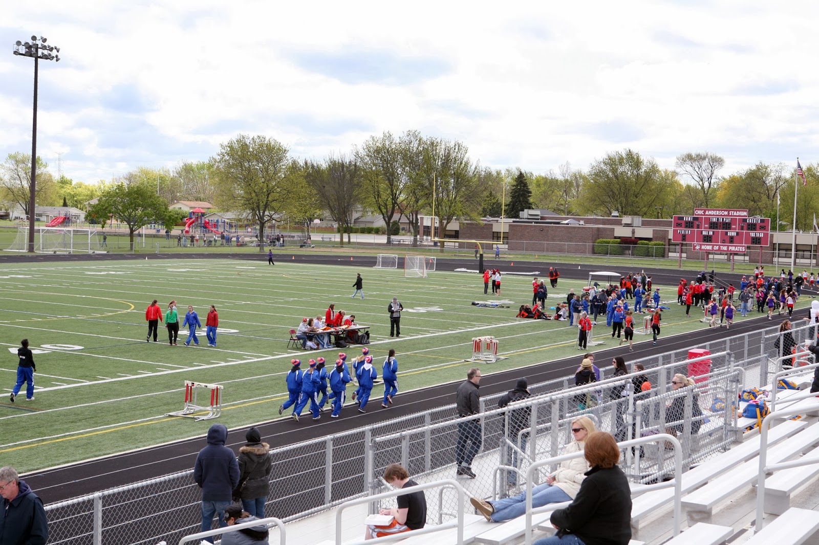 Mark Kodiak Ukena IHSA Girls Track Meet at Palatine High School