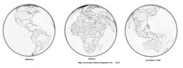 La Tierra, vista nocturna del google earth, blanco y negro