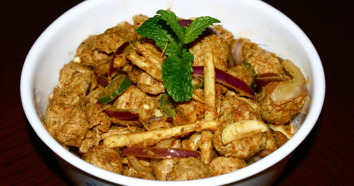 Nepali Tummy!! Soy Chunks Choila Recipe!!