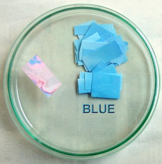 Kertas kobalt yang digunakan pada uji H2O.