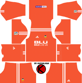 Valencia CF Kits 2017/2018 - Dream League Soccer