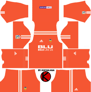 Valencia CF Kits 2017/2018 - Dream League Soccer