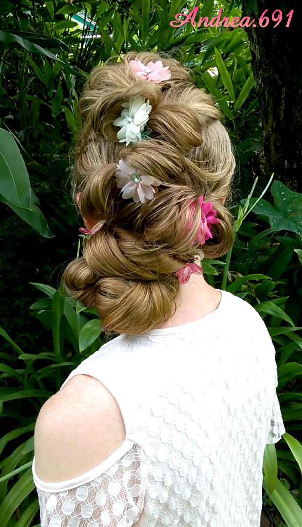 Braids & Hairstyles for Super Long Hair Bow Braid Updo