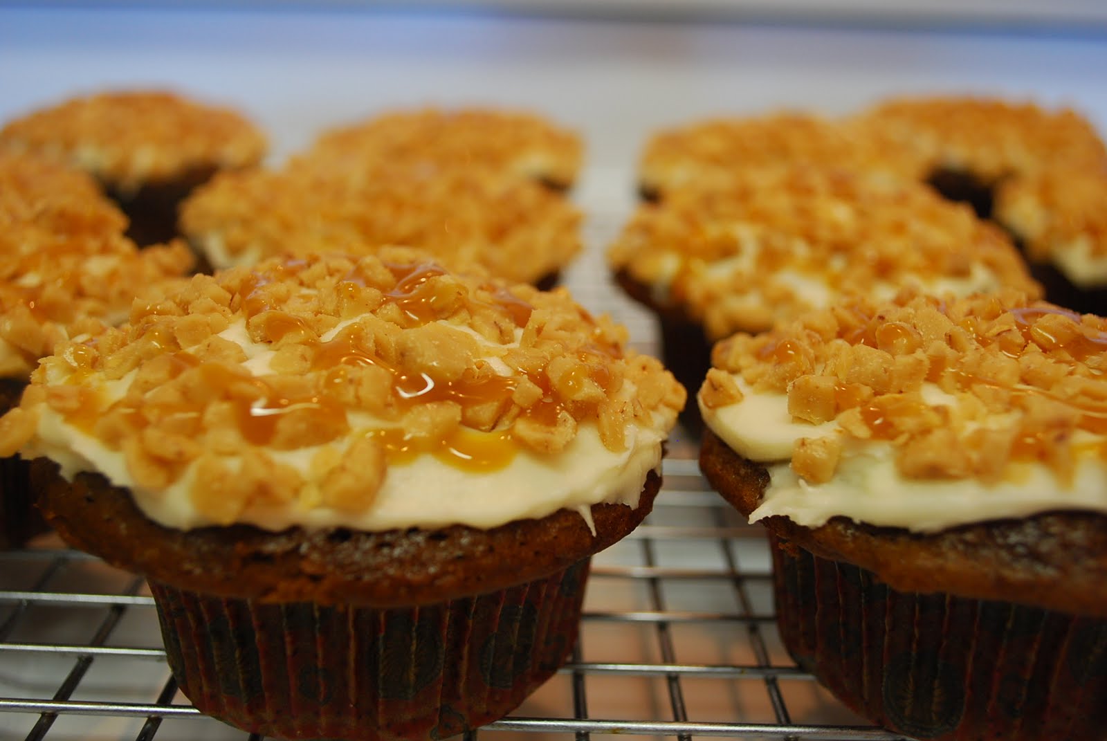 Lexi's Treats Chocolate Caramel Crunch Cupcakes