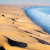 تأمل سحر وجمال ملتقى صحراء ناميب (Namib) بالمحيط الاطلسي